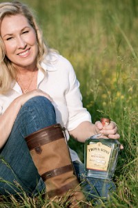 Troy Ball with her Platinum Whiskey