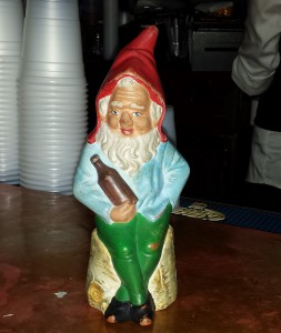 Klaus the Soused Gnome, in his element